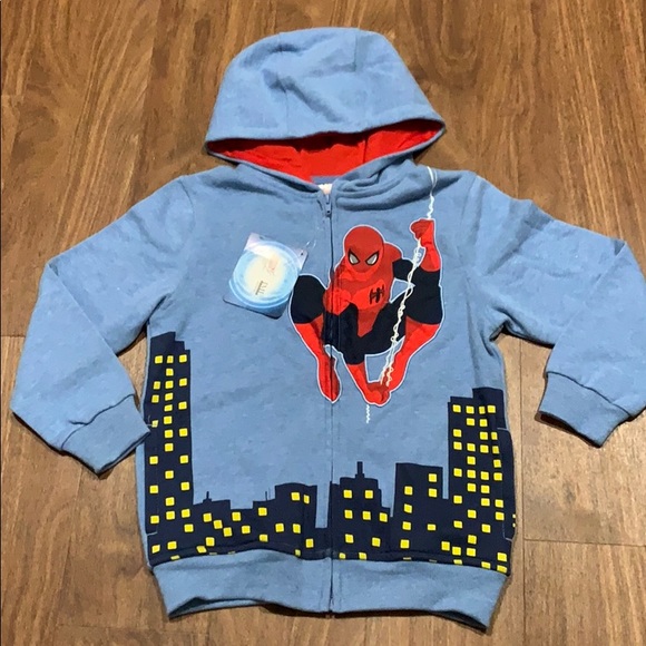 Spiderman Other - NWT Cute Spider-Man Zip Hoodie size 7 - $14